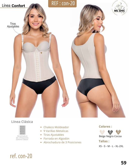CON-20 -Waist Trainer Vest Style