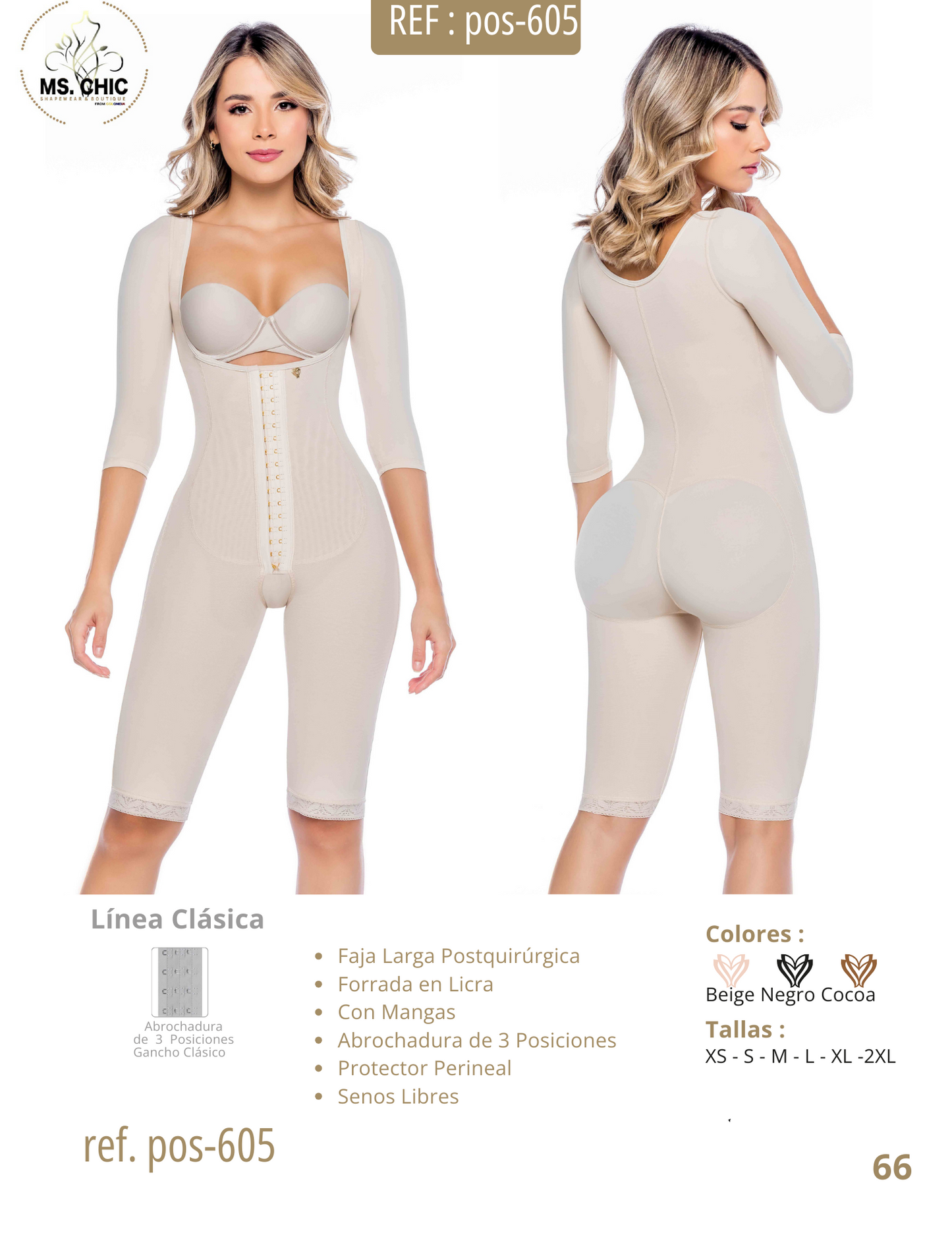POS-06 - Post Op Long Sleeve and Leg Girdle